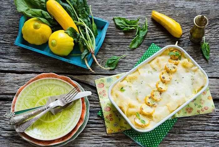 Lasagnes courgettes/épinards