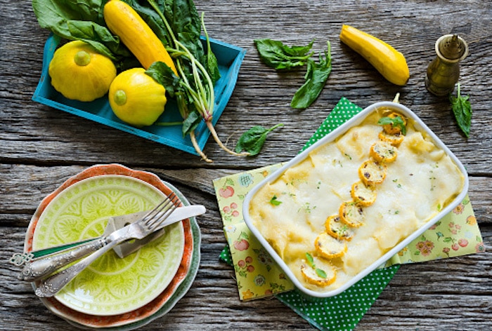 Lasagnes courgettes/épinards